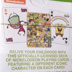 Nickelodeon tv shows playing cards iconic cartoon rugrats spongebob rocko’s